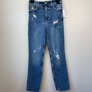 NWT We The Free Distressed Denim Jeans Size 25